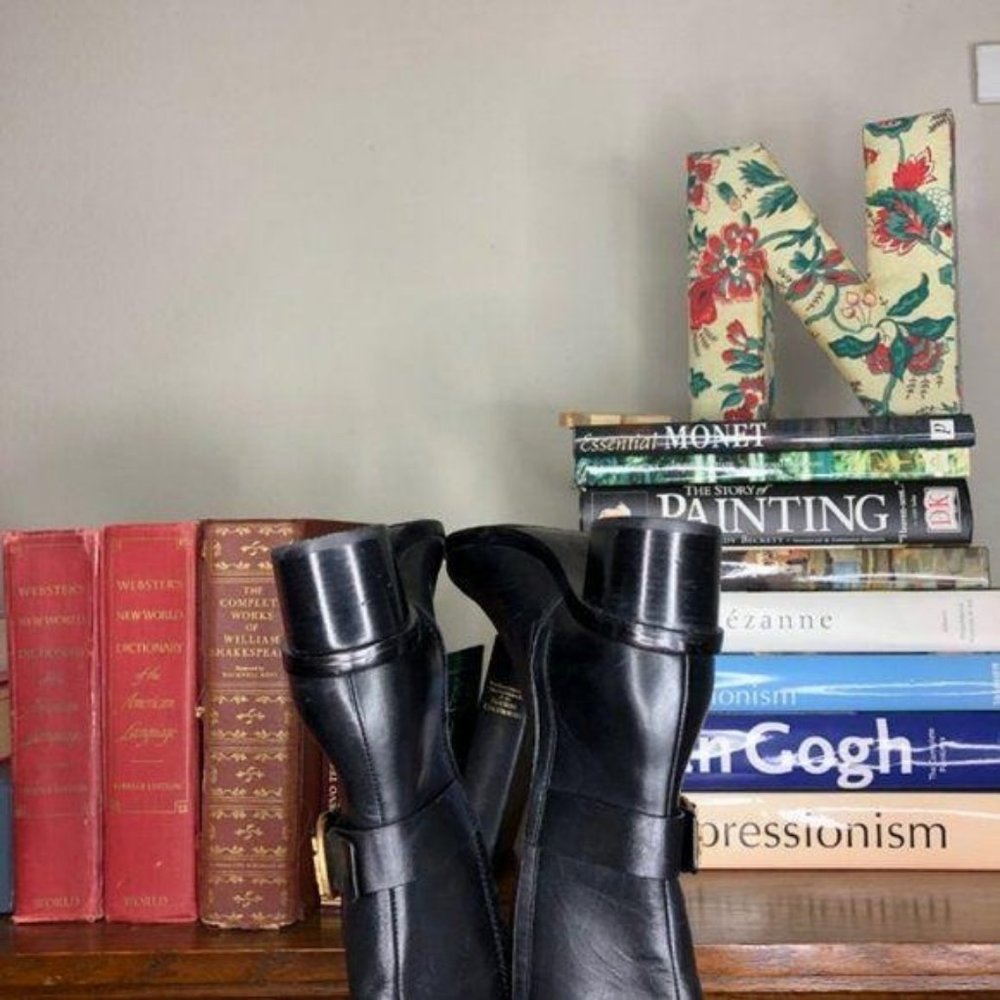 Tory Burch Marsden Boot Riding to the Knee Logo - Picture 6 of 8